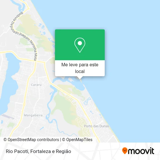 Rio Pacoti mapa