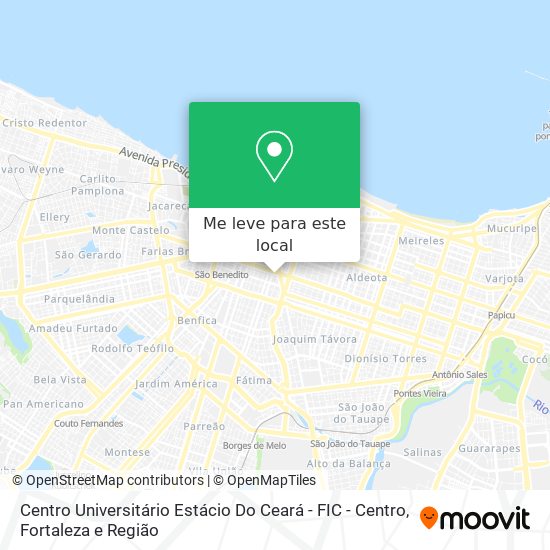 Centro Universitário Estácio Do Ceará - FIC - Centro mapa