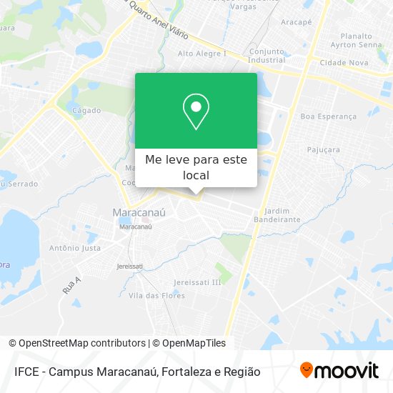 IFCE - Campus Maracanaú mapa