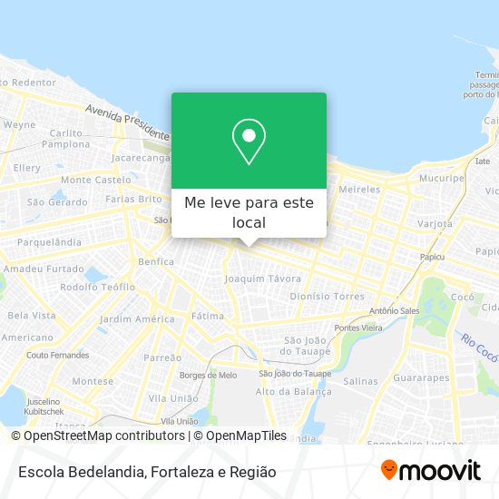 Escola Bedelandia mapa