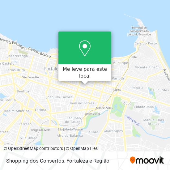 Shopping dos Consertos mapa
