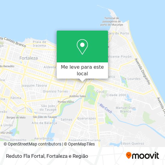 Reduto Fla Fortal mapa