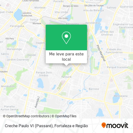 Creche Paulo VI (Passaré) mapa