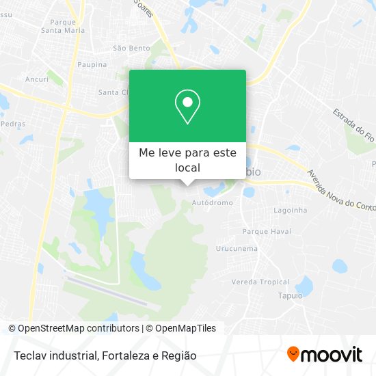 Teclav industrial mapa