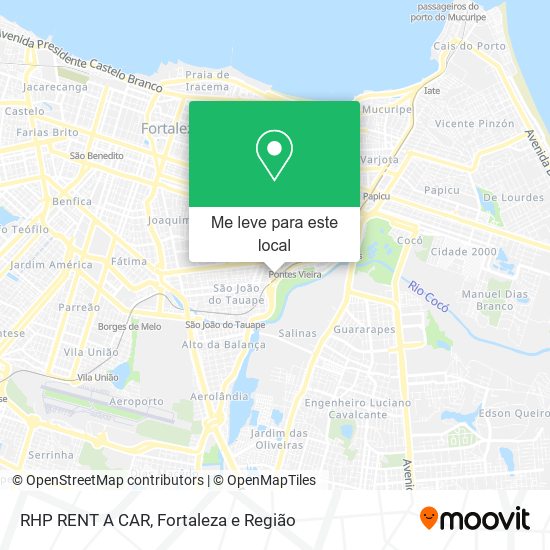 RHP RENT A CAR mapa