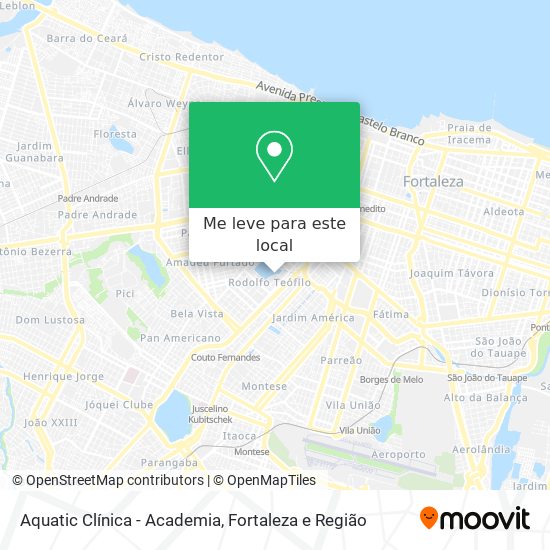 Aquatic Clínica - Academia mapa