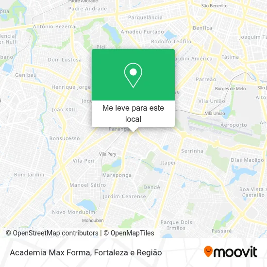Academia Max Forma mapa