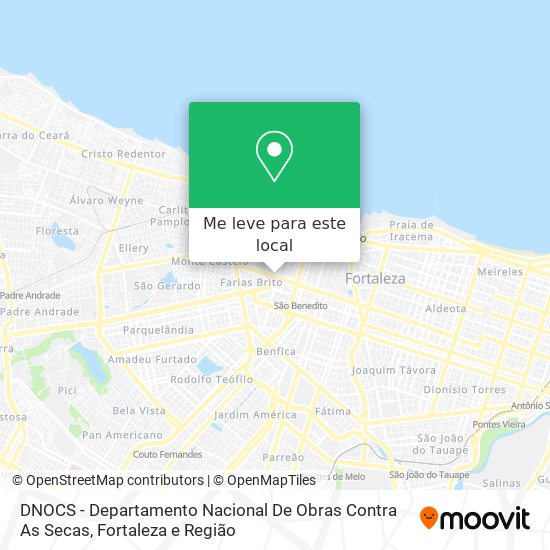 DNOCS - Departamento Nacional De Obras Contra As Secas mapa