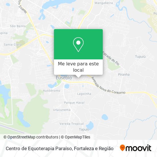 Centro de Equoterapia Paraíso mapa