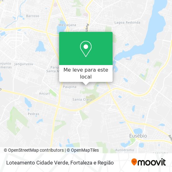 Loteamento Cidade Verde mapa