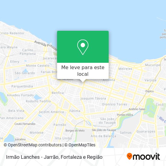 Irmão Lanches - Jarrão mapa