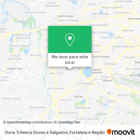 Dona Tchesca Doces e Salgados mapa