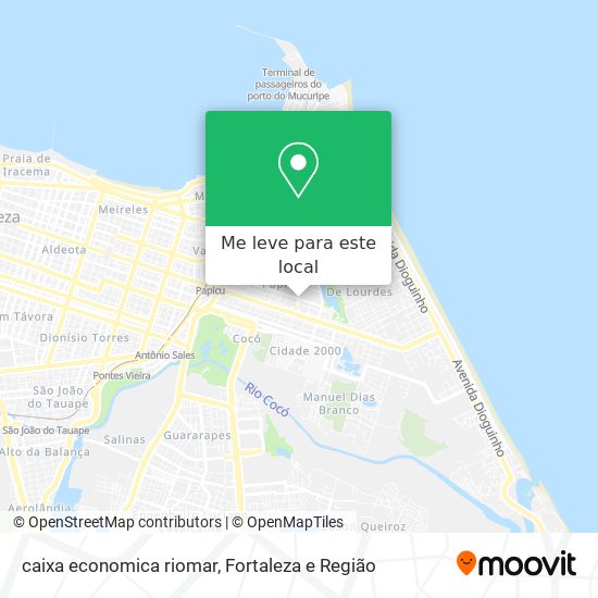 caixa economica riomar mapa