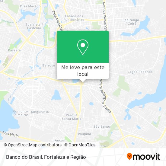 Banco do Brasil mapa