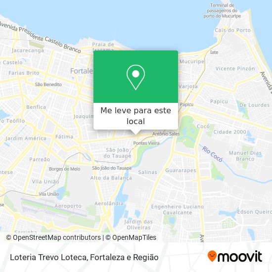 Loteria Trevo Loteca mapa