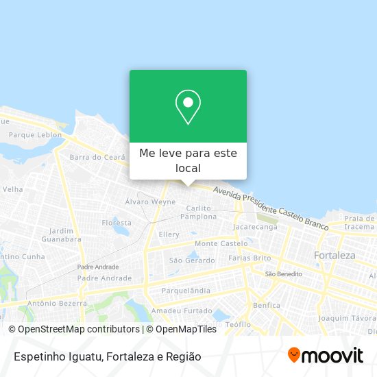 Espetinho Iguatu mapa