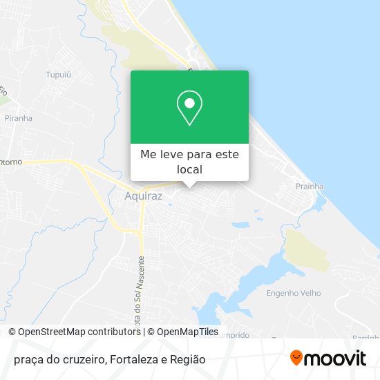 praça do cruzeiro mapa