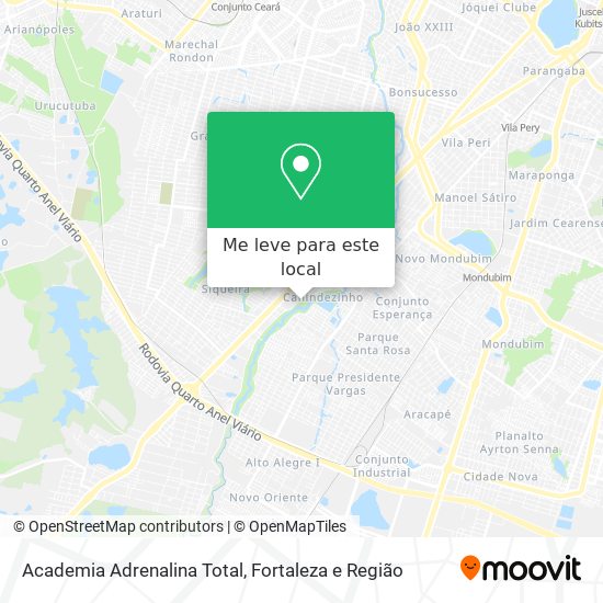 Academia Adrenalina Total mapa