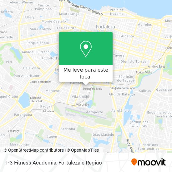 P3 Fitness Academia mapa
