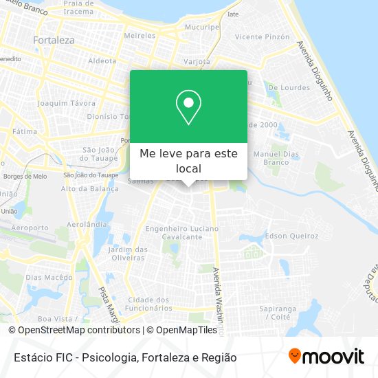 Estácio FIC - Psicologia mapa