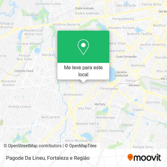 Pagode Da Lineu mapa