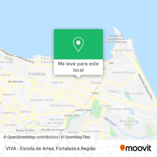 VIVA - Escola de Artes mapa