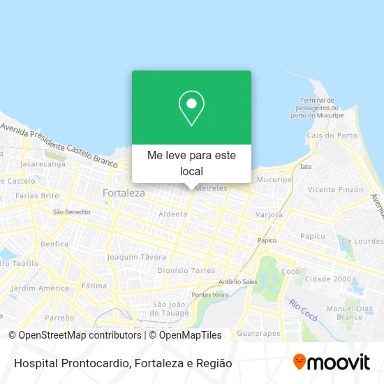 Hospital Prontocardio mapa