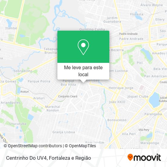 Centrinho Do UV4 mapa