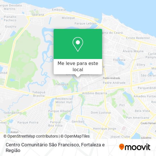 Centro Comunitário São Francisco mapa