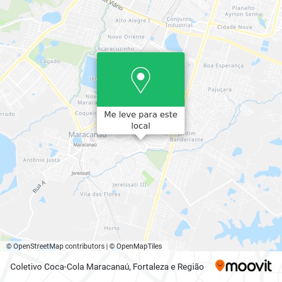 Coletivo Coca-Cola Maracanaú mapa