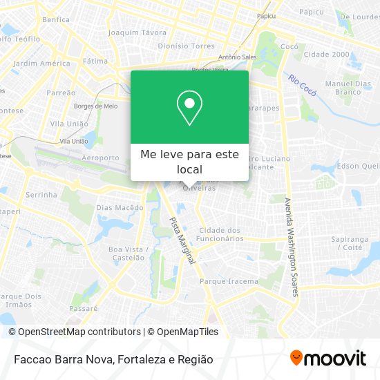 Faccao Barra Nova mapa