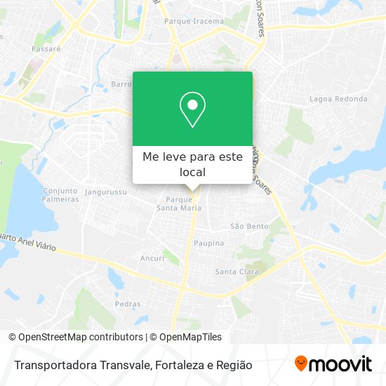 Transportadora Transvale mapa