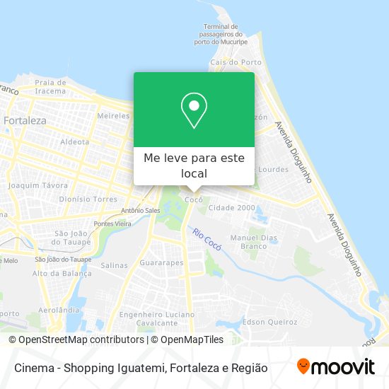 Cinema - Shopping Iguatemi mapa