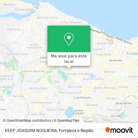 EEEP JOAQUIM NOGUEIRA mapa