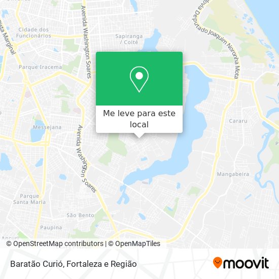 Baratão Curió mapa
