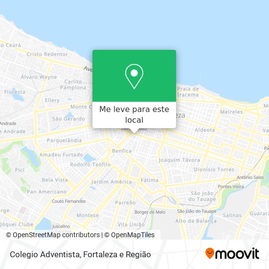 Colegio Adventista mapa