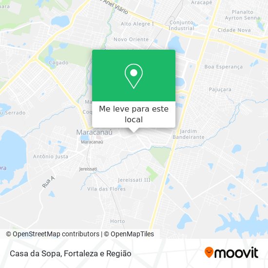 Casa da Sopa mapa