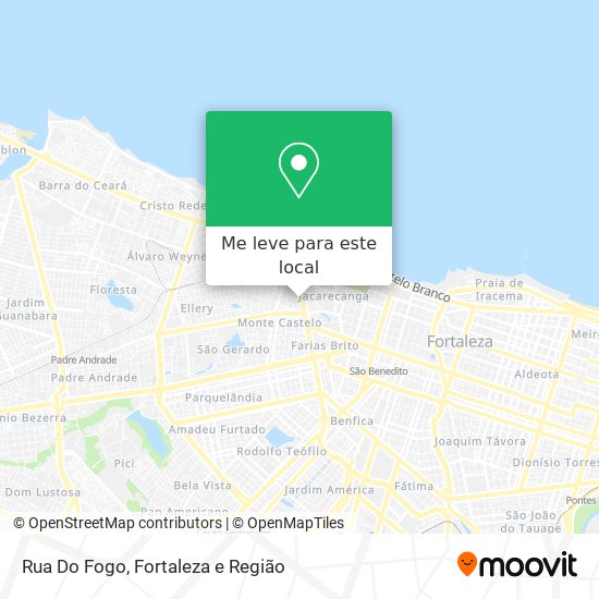 Rua Do Fogo mapa