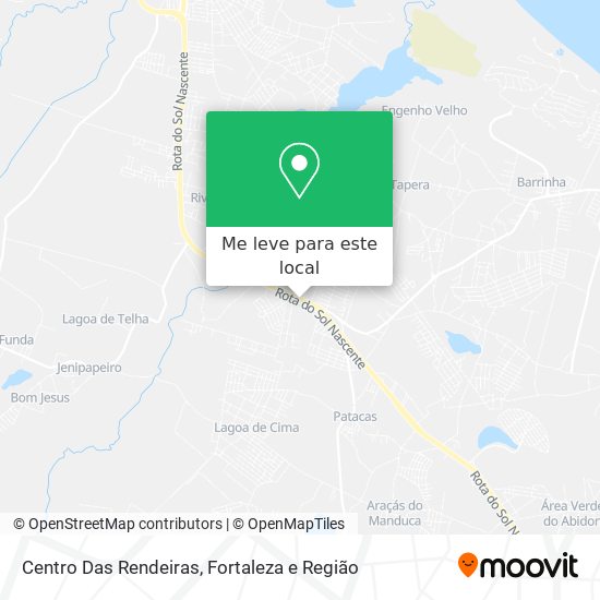 Centro Das Rendeiras mapa