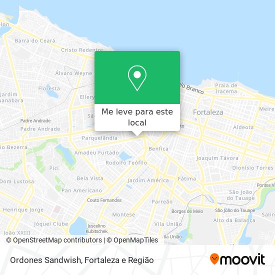 Ordones Sandwish mapa