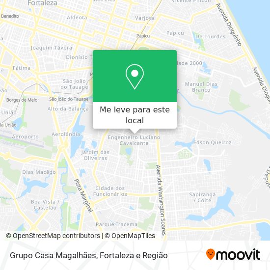 Grupo Casa Magalhães mapa