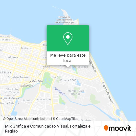 Mix Gráfica e Comunicação Visual mapa
