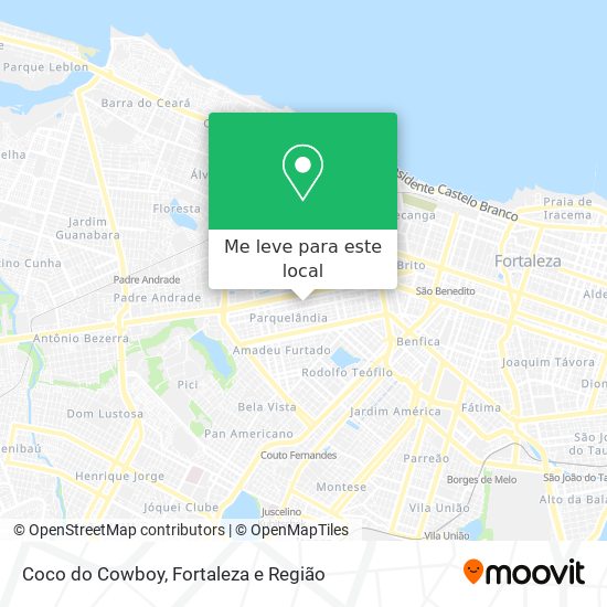 Coco do Cowboy mapa