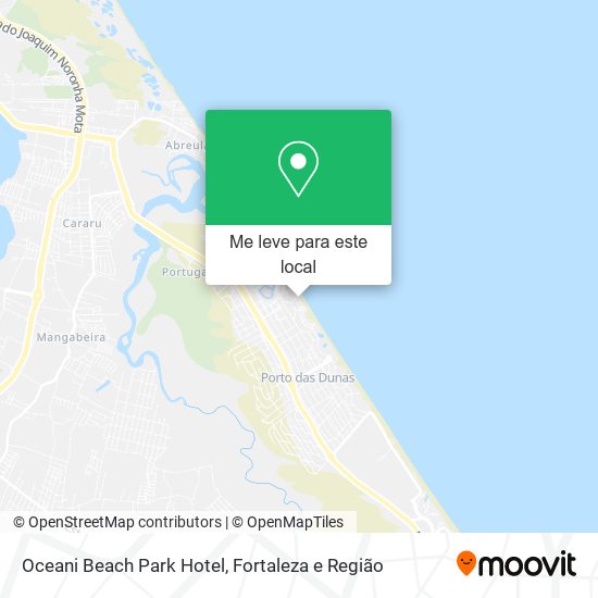 Oceani Beach Park Hotel mapa