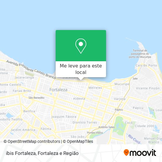 ibis Fortaleza mapa