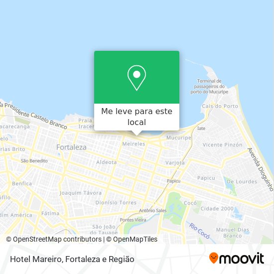 Hotel Mareiro mapa