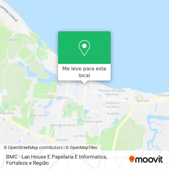 BMC - Lan House E Papelaria E Informatica mapa
