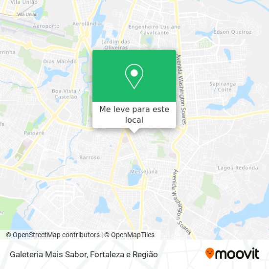 Galeteria Mais Sabor mapa