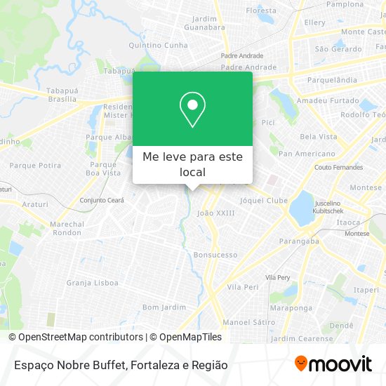 Espaço Nobre Buffet mapa