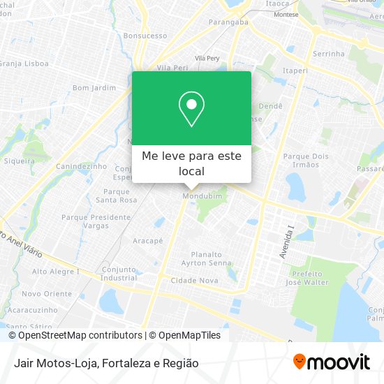 Jair Motos-Loja mapa